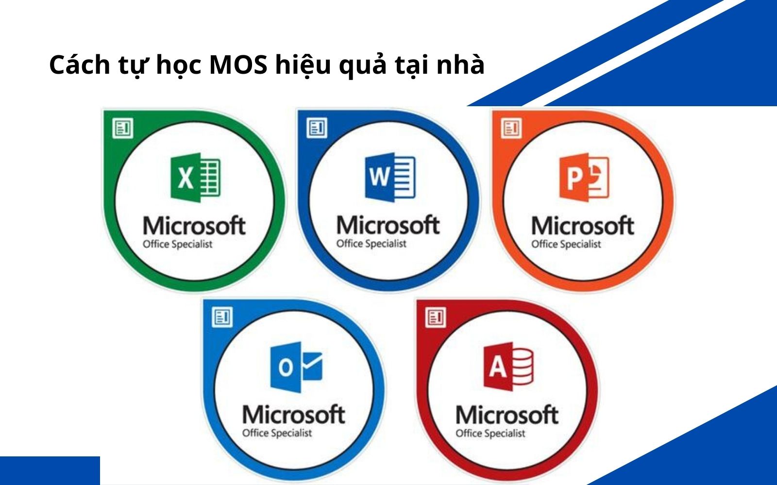 Minh họa 5 bước tự học MOS hiệu quả tại nhà